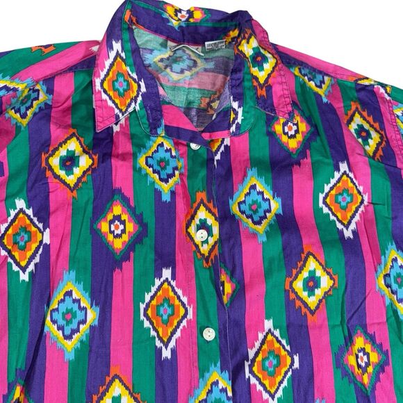 Sudden Impact Women’s Size M Western Shirt, Short Sleeve Button‎ Down - Picture 5 of 10